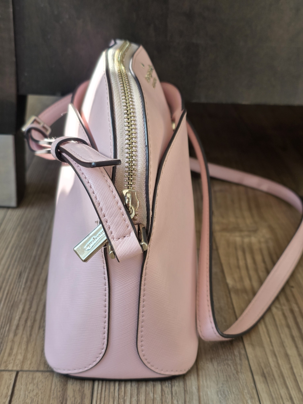 kate spade soft pink saffiano crossbody - Picture 4 of 8